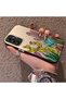 Cactus Patterned Phone Case for Samsung Galaxy A14 4G/5G Compatible with Acrylic Hard Back Panel and Silicone Edges - 3