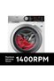 - Washing Machine Front Load - Pro Steam, 10 kg, 1400 RPM, Inveter Motor - LFE7C1412B - Made in Italy - 1 Year . - 4