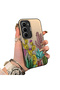 Infinix Hot 60 Pro Plus Compatible Acrylic Hard Back Panel with Silicone Edges Cactus Patterned Phone Case