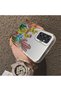 Samsung Galaxy M34 Compatible Acrylic Hard Back Panel Silicone Edged Cactus Patterned Phone Case - 4
