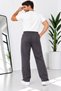 Men's Premium Quality 3-Thread Cotton Side-Tape Baggy Sweatpants - 4