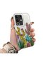Phone Case for Vivo Y29 4g(V2434) Cactus Pattern with Silicone Edges and Acrylic Hard Back Panel Compatible