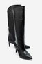 Merlyn Black Print Women's Heeled Boots
