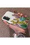 Samsung Galaxy M15 Compatible Acrylic Hard Back Panel Silicone Edges Cactus Patterned Phone Case - 3