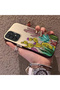 Samsung Galaxy A32 4g Compatible Acrylic Hard Back Panel with Silicone Edge Cactus Pattern Phone Case - 3