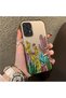 Samsung Galaxy A72 Compatible Acrylic Hard Back Panel Silicone Edges Cactus Patterned Phone Case - 2