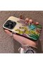 Realme Note 50 Compatible Acrylic Hard Back Panel Silicone Edged Cactus Patterned Phone Case - 3