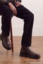 Suwon Genuine Leather Thick Sole Chelsea Men's Boots - 5