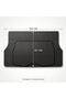 Auto Family Car Boot Mat, Heavy Duty Waterproof Trunk Liner, Anti-Slip Rubber Cargo Mat, Trimmable Automotive Floor Mats Dustproof, Suv Trunk Mat, Car Interior Protector (Black-Classic) - 5