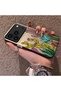iPhone 17 Pro Compatible Acrylic Hard Back Panel with Silicone Edges Cactus Pattern Phone Case - 3