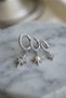 Set of 3 Earrings Silver Color Pole Star Model