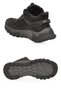 Men's Lace-Up Thick Rubber Sole Black Outdoor Trekking Boots 26K513 - 5