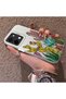Phone Case for Vivo Y28 4g Compatible Acrylic Hard Back Panel with Silicone Edges Cactus Pattern - 3
