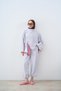 Women's Bow Detail Tracksuit Set Gray - 4