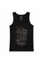 Dark Romance – Gothic Lily & Moth Floral Graphic Tank Top