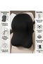 AUTO FAMILY Car Headrest Support Pillow Memory Foam | Ergonomic Cervical Headrest Cushion for Car Seat | Neck Pain Relief Pillow for Driving | Breathable Headrest Support (Black) - 5
