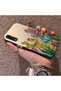 Cactus Patterned Phone Case with Silicone Edges and Acrylic Hard Back Panel Compatible with Samsung Galaxy A50/A50S/A30S - 3