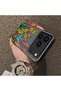 iPhone 17 Pro Compatible Acrylic Hard Back Panel with Silicone Edges Cactus Pattern Phone Case - 4