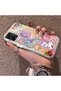 Samsung Galaxy A06 4G/5G Compatible Acrylic Hard Back Panel with Silicone Edges Pony Pattern Phone Case - 3