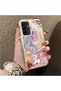 Samsung Galaxy A26 Compatible Acrylic Hard Back Panel Silicone Edged Phone Case with Pony Pattern - 2