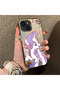 Rarity Patterned Phone Case with Acrylic Hard Back Panel and Silicone Edges Compatible with iPhone 14 Plus/15 Plus - 2