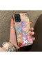 Samsung Galaxy A12/M12 Compatible Acrylic Hard Back Panel with Silicone Edges and Pony Pattern Phone Case - 2