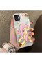 iPhone 11 Compatible Acrylic Hard Back Panel Silicone Edged Fluttershy Patterned Phone Case - 3