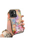 Infinix Hot 50I Compatible Acrylic Hard Back Panel with Silicone Edges and Pony Pattern Phone Case