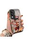 Vivo Y04 Compatible Acrylic Hard Back Panel with Silicone Edges Opaque Nezha Pattern Phone Case
