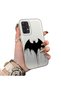 Samsung Galaxy A32 4g Compatible Acrylic Hard Back Panel with Silicone Edges Batman Patterned Phone Case