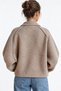 Soft Textured Zippered Knitwear Cardigan - 3