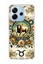 Redmi Note 14 4g Compatible Samurai Cherry Wood Printed Transparent Phone Case