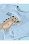 Infant Boys Blue Dinosaur Set 2 Piece - 2