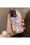 Vivo Y28 4g Compatible Acrylic Hard Back Panel Silicone Edged Phone Case with Pony Pattern - 2