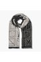 Scarf Winter Geometric Print Multicolour