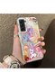 Samsung Galaxy S21 Fe Compatible Acrylic Hard Back Panel with Silicone Edges Pony Pattern Phone Case - 3