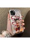 iPhone 15 Plus/14 Plus Compatible Acrylic Hard Back Panel with Silicone Edges Opaque Nezha Pattern Phone Case - 3