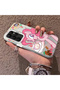 Pinkie Pie Patterned Phone Case with Silicone Edges and Acrylic Hard Back Panel Compatible with Samsung Galaxy S22 Ultra - 3