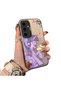 Samsung Galaxy S24 Fe Compatible Acrylic Hard Back Panel with Silicone Edges Twilight Sparkle Pattern Phone Case