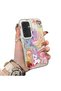 Samsung Galaxy S24 Compatible Acrylic Hard Back Panel with Silicone Edges and Pony Pattern Phone Case