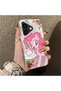 iPhone 17 Compatible Acrylic Hard Back Panel with Silicone Edges Pinkie Pie Pattern Phone Case - 2