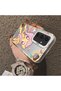 Fluttershy Pattern Phone Case with Acrylic Hard Back Panel and Silicone Edges Compatible with Samsung Galaxy S24 Plus - 4