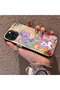 iPhone 14 Pro Compatible Acrylic Hard Back Panel Silicone Edged Phone Case with Pony Pattern - 3