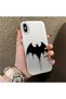 iPhone XS Max Compatible Acrylic Hard Back Panel with Silicone Edges Batman Patterned Phone Case - 2