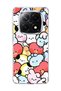 Redmi Note 14 Pro Plus 5g Compatible Cute Colorful Characters Printed Transparent Phone Case