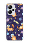 Redmi Note 13 Pro Plus 5g Compatible Astronaut Cat Printed Transparent Phone Case