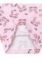 Girl's Pink Rabbit Patterned Long Sleeve Pajama Set - 5