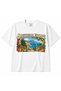 Southern Escape - Mediterranean Coastal Vintage Unisex Graphic T-Shirt
