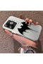 Tecno Spark 20C Compatible Acrylic Hard Back Panel with Silicone Edges Batman Patterned Phone Case - 3