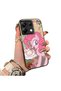 Xiaomi Poco X6 Compatible Acrylic Hard Back Panel with Silicone Edges Pinkie Pie Patterned Phone Case